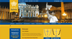 Desktop Screenshot of papalblessedrosaries.com
