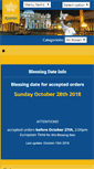 Mobile Screenshot of papalblessedrosaries.com