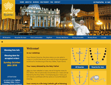 Tablet Screenshot of papalblessedrosaries.com
